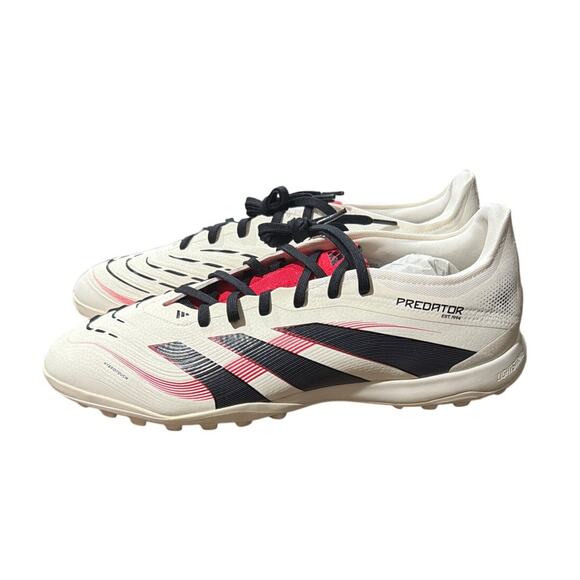 Adidas Predator Pro Turf Soccer Shoes off white/Black/Ruby Size M13 W14 New